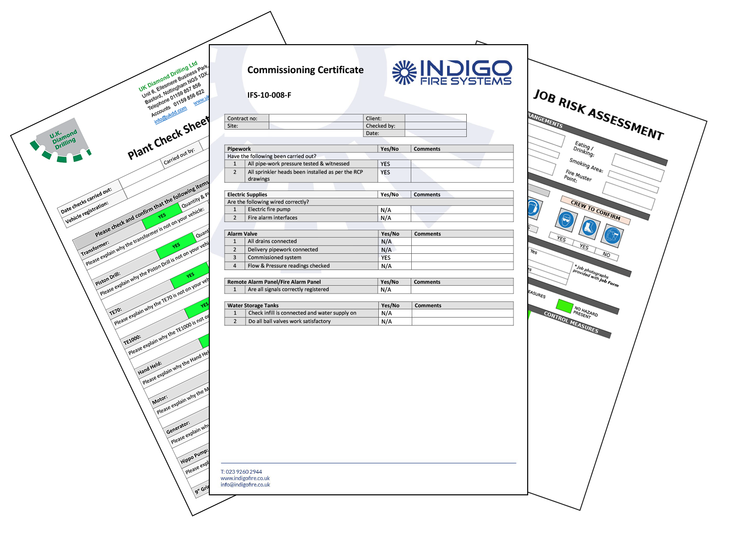 Get forms from site to office in seconds