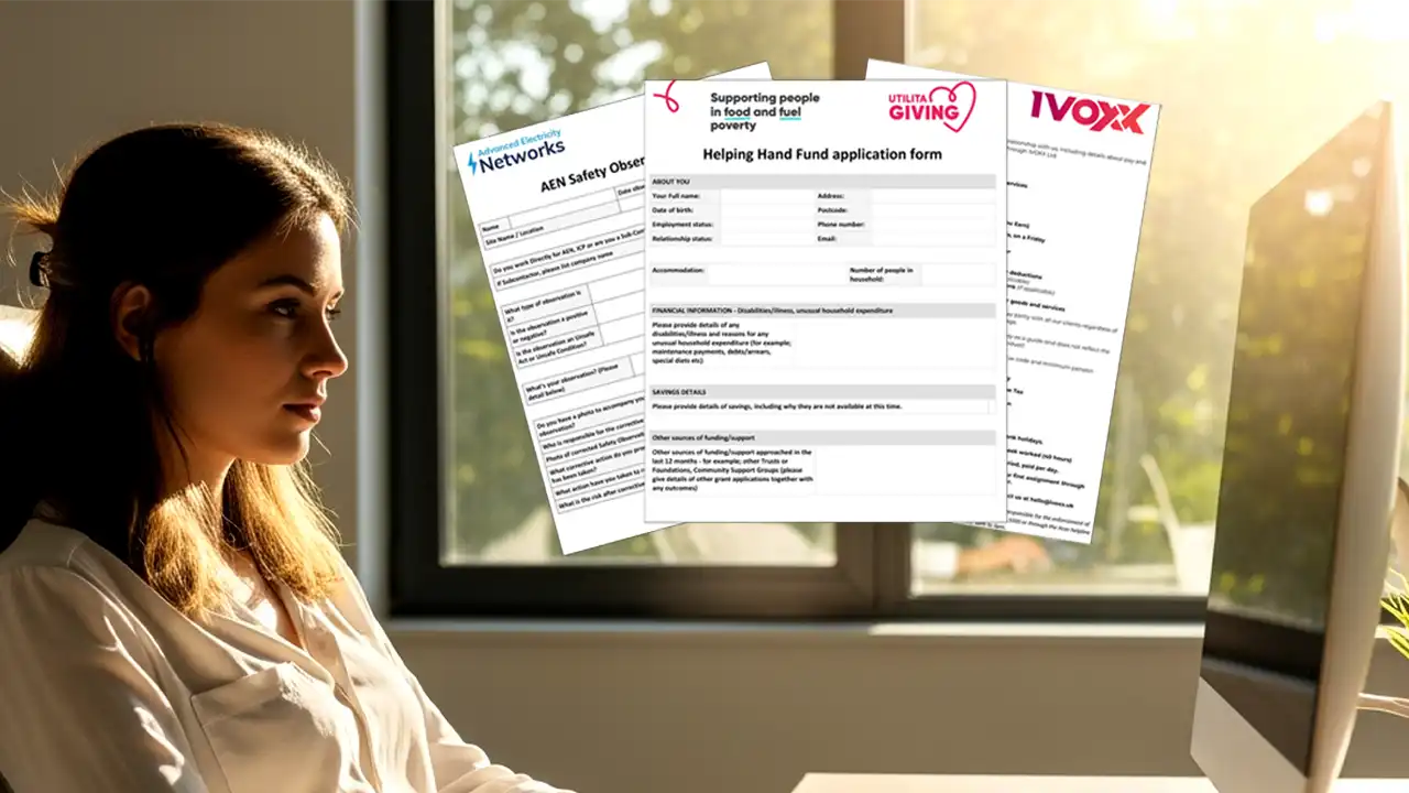 Browser based online forms Browser based online forms